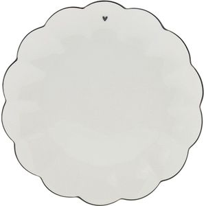 Bastion Collection - Dessertbord - Ruffle zwart