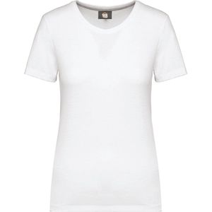 WK. Designed To Work Dames-T-shirt met antibacteriële behandeling WK307 - White - XL