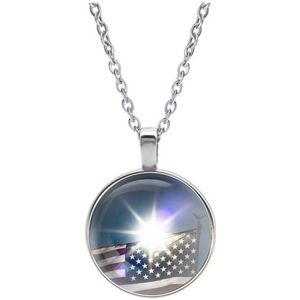 Ketting Glas - Vlag USA