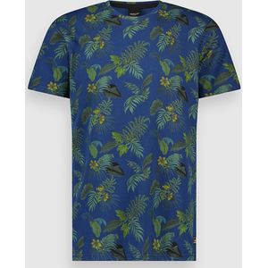 Twinlife Heren - T-Shirts - Wasbaar - Ademend - Blauw - 3XL