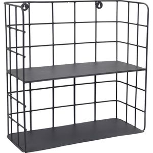 LOFT42 Racky Wandrek Vierkant Zwart - Metaal - 42x42x17