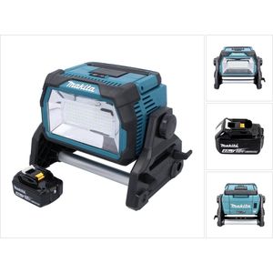 Makita DML 809 M1 Draadloze LED bouwspot 18 V 10000 lm + 1x oplaadbare accu 4.0 Ah - zonder oplader