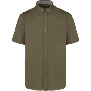 Herenoverhemd 'Ariana III' Korte mouwen Light Khaki - 4XL