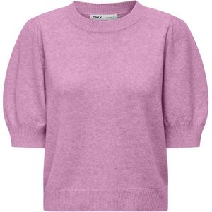 Only Trui Onlrica Life 2/4 Pullover Knt Noos 15318551 Pastel Lavender W.melange Dames Maat - XS