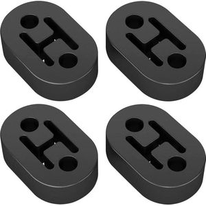 Universelle Uitlaathanger met 2 Gatdiameter 12 mm (047"") - Auto-Uitlaatisolator - Uitlaatdemper - Uitlaat Beugel - Rubber met Hoge Dichtheid