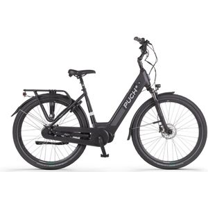 PUCH E-Modern N7 Elektrische Fiets – E-bike – Rijklaar Geleverd - Lage Instap - Framemaat 49 - Uitneembare Accu - 28 Inch - 250W Ananda Middenmotor - 150 km Actieradius - Sunrise Black Metallic Matt