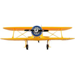 RC vliegtuig 24144 AMXFlight Beech D17s Doppeldecker 3D/6G RTF geel