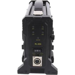 Rolux Acculader RL-4KS voor 4 x V-Mount Accu