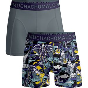 Muchachomalo Boxershorts Jongens 2 Pack - Normale Lengte - 158/164 - Onderbroek met Zachte Elastische Tailleband