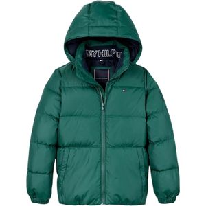 Tommy Hilfiger Kids Essential Dons Jas - Groen - Boys - 16 jaar