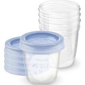 Philips Avent SCF619/05 Bewaarbekers voor babyvoeding - 180 ml - 5 stuks