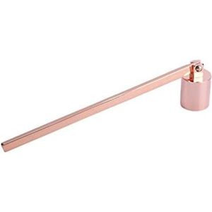 Kaarsendover - Kaarsen dover - Candle snuffer - Kaarsendover waxinelichtjes - 19 x 2,3 x 2,3 cm - Roze Goud