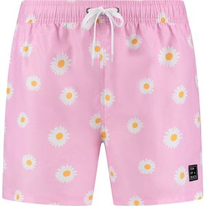 Son of a Beach - Daisy Pink Heren Zwembroek - maat XXXL - Roze