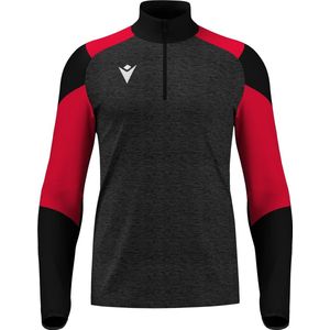 Macron Glory Izel Ziptop Heren - Zwart / Rood | Maat: M