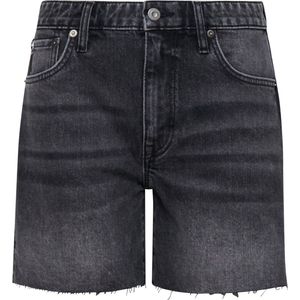 Superdry Vintage Mid Rise Cut Off Short Dames Broek - Zwart - Maat 34