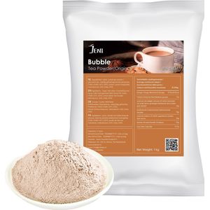 Bubble Tea Powder | Milk Shake Powder | JENI Bubble Tea Powder Original/ Hongkong Milk Tea - 1 Kg