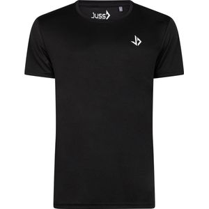JUSS7 Sportswear - Sport Shirt Intense Heren Zwart - Lichtgewicht, Ademend, en Comfortabel - M