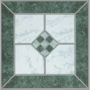 Zelfklevende PVC-vloertegels 30x30 cm - Waterdicht en Decoratief voor Woonkamer, Slaapkamer, Badkamer en Keuken - Set van 10 Stuks