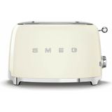 SMEG TSF01CREU - Broodrooster - Créme - 2x2 - 950W - 6 niveaus