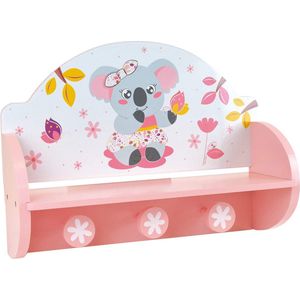 Wandkapstok Fun House Roze Hout MDF (33 x 46 x 15 cm)