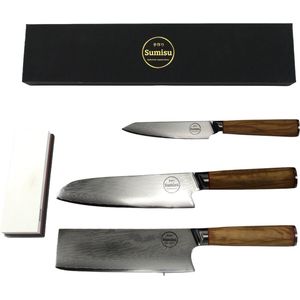 Sumisu Knives - Tweezijdige slijpsteen - Messenslijper - Slijpsteen voor messen - Grit/Korrel 3000 - 8000