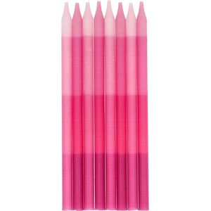 Folat - Kaarsjes Shades Of Pink 10 cm (24 stuks)