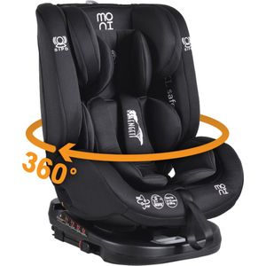 Cangaroo Serengeti Black Isofix 360º 0-36 kg Autostoel