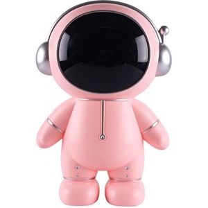 DW4Trading Spaarpot Astronaut Roze - 25 cm Hoog