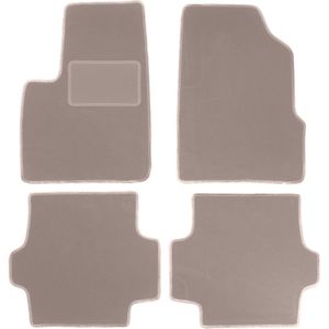 Beige velours vloermatten voor: Chrysler Pacifica Touring SUV (2003-2008)