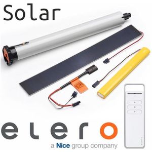 Elero Solarmotor ombouwpakket voor rolluiken tot 6m2