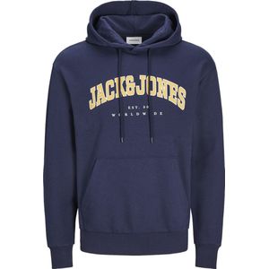 JACK&JONES JJECALEB VARSITY SWEAT HOOD NOOS Heren Trui - Maat XXL