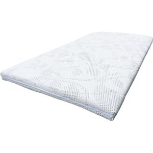 Slaaploods.nl Topdekmatras - Koudschuim Deluxe - 80x190 cm - Dikte 8 cm