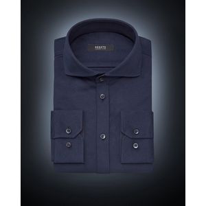 Desoto Heren Luxury Hai Shirt Blauw maat 39