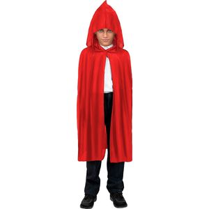 FUNIDELIA Rode Duivelsmantel voor Kinderen - Rood