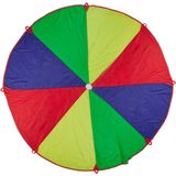 Relaxdays parachute spel - dansdoek - speeldoek - buitenspel kinderen - speelparachute