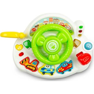 Baby Speelgoed — Educatief Speelgoed — Educational toy STEERING WHEEL — Peuter Speelgoed — Met geluid