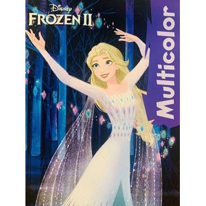 Kleurboek Frozen 2 ''Elsa''- Disney Muliticolor kleurboek - Kleurboek - Knutselen voor kinderen - Knutselen voor meisjes - Frozen - Stiften - Potloden