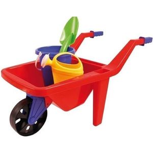 Buitenspeelgoed kruiwagen speelsetje voor kinderen 65 cm - Zandbak/strand speelgoed