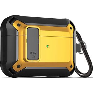 YONO Hoesje geschikt voor Airpods Pro 2 -1 - Case - Lock - Geel