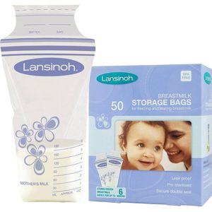 Lansinoh Moedermelk Opbergzakjes - 50 Pack