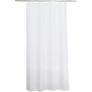 Textiel douchegordijn - wasbaar badgordijn - waterdicht schimmelbestendig - - wit - 120 x H.200 Shower Curtain