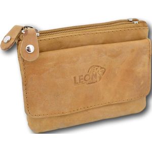 Sleuteletui - Dubbelvaks - Sleutel - Keingeld - Pasjesetui - Leer - Sleutel etui - Sleuteletui heren - Sleuteletui met rits - Sleuteletui dames - Sleutelmapje - Sleuteletui leer - Sleutelbeursje - Kleine cadeautjes voor kinderen - Goedkope cadeautjes