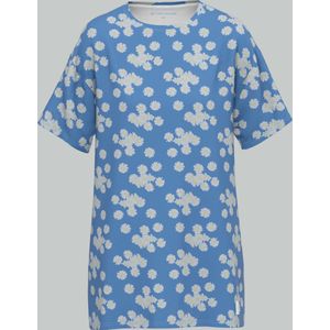 TOM TAILOR - Stretch Cotton - Dames Nachthemd - Blauw - Maat L