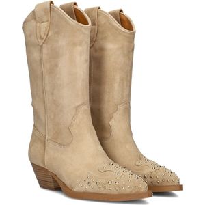 ALPE 5002 Cowboylaarzen - Western Laarzen - Dames - Beige - Maat 39