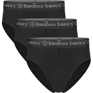 Comfortabel & Zijdezacht Bamboo Basics James - Bamboe Slips (Multipack 3 stuks) Heren - Onderbroek - Ondergoed - Zwart - M