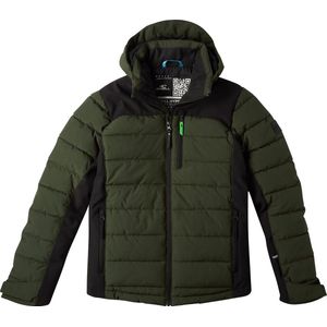 O'Neill Igneous  Wintersportjas - Maat 140  - Unisex - army groen/zwart