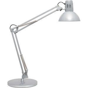 MAULstudy Bureaulamp - standvoet - zilver - zonder lichtbron - 1 stuk - 69.5 x 23 x 49 cm - MAUL