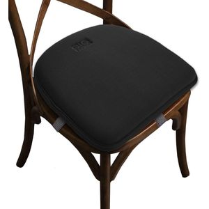Traagschuim zitkussen, ergonomisch stoelkussen met antislip banden, comfortabel zitkussen voor bureaustoel, rolstoel Essensthul - zwart