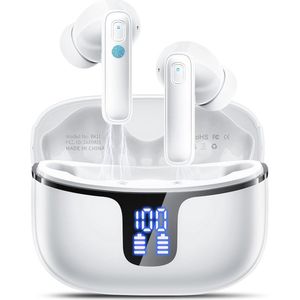 Draadloze Oordopjes met Bluetooth 5.3 en 4 Microfoons voor Heldere Gesprekken