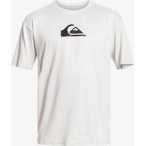Quiksilver - UV Surf T-shirt voor mannen - Solid Streak Korte mouw - UPF50 - Gray Violet - Grijs - maat XS